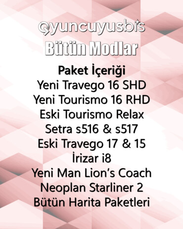 OyuncuyusBis Tüm Mod Paketleri (All-in-One Paket)
