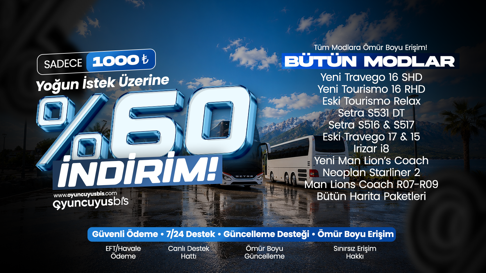 oyuncuyusbis indirim banner 60 indirim yatay